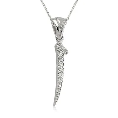 Gümüş Elif Bayan Kolye