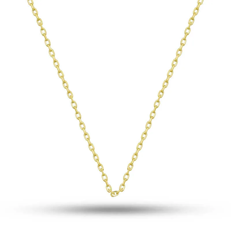 Gümüş Gold 0.30 Mikron 50 Cm Forse Kadın Zincir