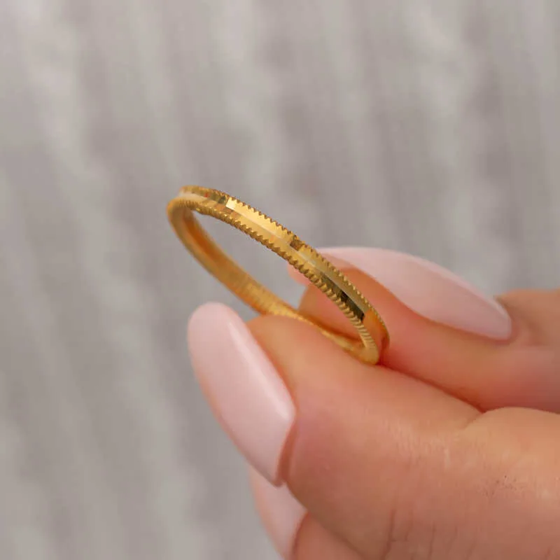 Gümüş Gold Ajda Kadın Yüzük görsel 1